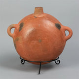 Large Zia Polychrome Canteen with Whirling Log, Ca 1930, #1785