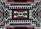 Native American Storm Pattern Navajo Rug, By Lena Chief, First Prize Winner Museum Of Northern Arizona, Flagstaff, #1064 Sold