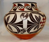 Native American, Exceptional, Acoma Olla by Barbara and Joseph Cerno, Ca 2006, #1076-Sold