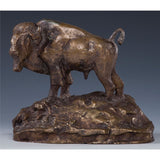 Charles Marion Russell, Limited Edition Bronze Buffalo Sculpture, Number 12 of 24 1960, #822 Sold