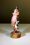 Kachina carving, Titled "Great Horned Owl" By D Korrh, Ca 1991, #1237 Erin will sell on her end.