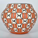 Native American, Acoma Poly Chrome Pottery Olla, Loretta Garcia (Acoma, B. 1956) #1197 Sold