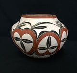 Native American Vintage Acoma Poly Chrome Pottery Olla, by Adrian Vallo, Ca 1993, #1325 sold