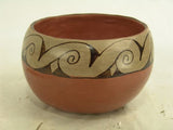 Native American Vintage Maricopa Pottery Bowl, by Vesta Bread (1912-1973), Ca 1900's, #1384 SOLD