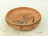 Native American, Vintage Hopi Poly Chrome Pottery Bowl, by Lyndell Sakwisewoma, Ca. 1970's, #1383 SOLD