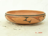 Native American, Vintage Hopi Poly Chrome Pottery Bowl, by Lyndell Sakwisewoma, Ca. 1970's, #1383 SOLD