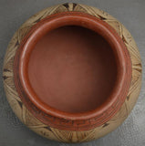 Native American, Vintage Maricopa Pottery Bowl, By Suzie Bill, Ca 1940's, #1424 SOLD