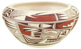 Native American, Vintage Hopi Poly Chrome Pottery Bowl, by Marianne Navasie Ca 1980's-1990's, #1491 SOLD