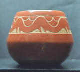 Tony Da, San Ildefonso Pueblo Avanyu Jar, #781 SOLD