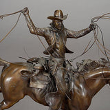 James Regimbal, Bronze Sculpture “The Roper”, 1/50, ca 1978, #832 SOLD