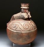 Pre Colombian Rare/Large Chancay Pottery Olla-Serpents and Human, #911 Reserved for Christiane