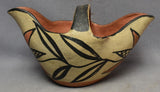 Native American, Santo Domingo Floral Design Pottery Pitcher, Ca 1930's, #1695 SOLD