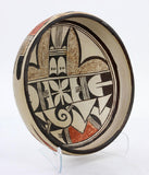 Native America Vintage Hopi Poly Chrome Bowl, by Alice Adams, Ca 1970's-80"s, #1070