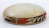 Native America Vintage Hopi Poly Chrome Bowl, by Alice Adams, Ca 1970's-80"s, #1070