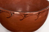 Native American, Vintage Very Large Maricopa Pottery Bowl, Ca 1940's, #1267