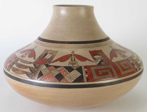 Native American Hopi Pottery Jar by James Nampeyo, Ca 1980's, #1372 SOLD