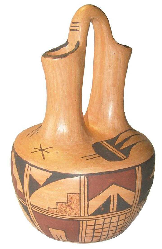 Native American, Vintage Hopi Wedding  Vase, by K. Collateta, Ca 1900's, #1402 SOLD