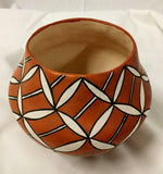 Native America, Vintage Acoma Poly Chrome Pottery Jar, by Emma Chino, Ca 1980, #1393 SOLD