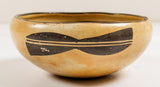 Native American Vintage Hopi Poly Chrome Pottery Bowl, Ca 1940, #1266