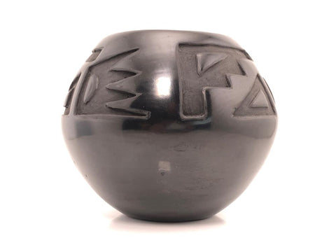 Native American, Vintage Santa Clara, Pueblo Pot, by Denise Martinez, Ca 1980's, #1508 SOLD