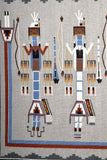 Native American Extremely Fine Navajo Yei Pictorial Weaving, Ca. 1950's, #1034-Sold