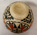 Native American Pottery, Historical Acoma Polychrome Olla, #914