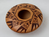 Native American, Vintage Hopi Pottery Bowl, by Claudina Lomakema, Ca 1970's, #1206