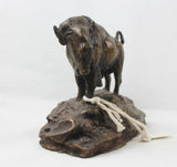 Charles Marion Russell, Limited Edition Bronze Buffalo Sculpture, Number 12 of 24 1960, #822 Sold