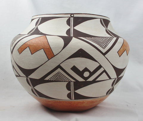 Native American, Vintage Acoma Poly Chrome Pottery Olla, Ca. 1975, By Cindy Dewahe, #1465 SOLD