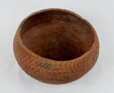 Native American, Prehistoric, Anasazi Corrugated Redware Bowl, CA 1000-1600 AD, #1498 SOLD