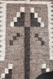 Mary C. Henderson, Exceptional Vintage Two Grey Hills, Navajo Weaving, Ca 1970's C 1747. SOLD