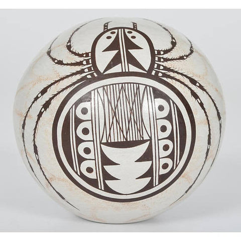 Native American, Burel Naha (b. 1944) Exquisite Pottery Seed Jar, #1121