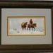 Western Artist: Ron Stewart, Water Color Painting, "Packing Memories", CA 1977, #724