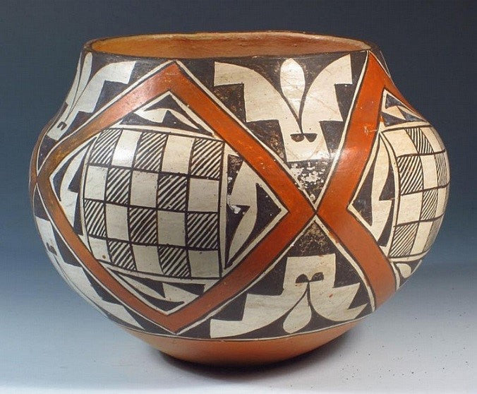 Vintage Pottery Jar : Vintage Acoma Polychrome Jar, by Andrea Lowden #49