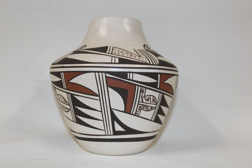 Native American Vase : Native American Hopi Pottery Vase, by Joy Navasie, Frog Woman #177