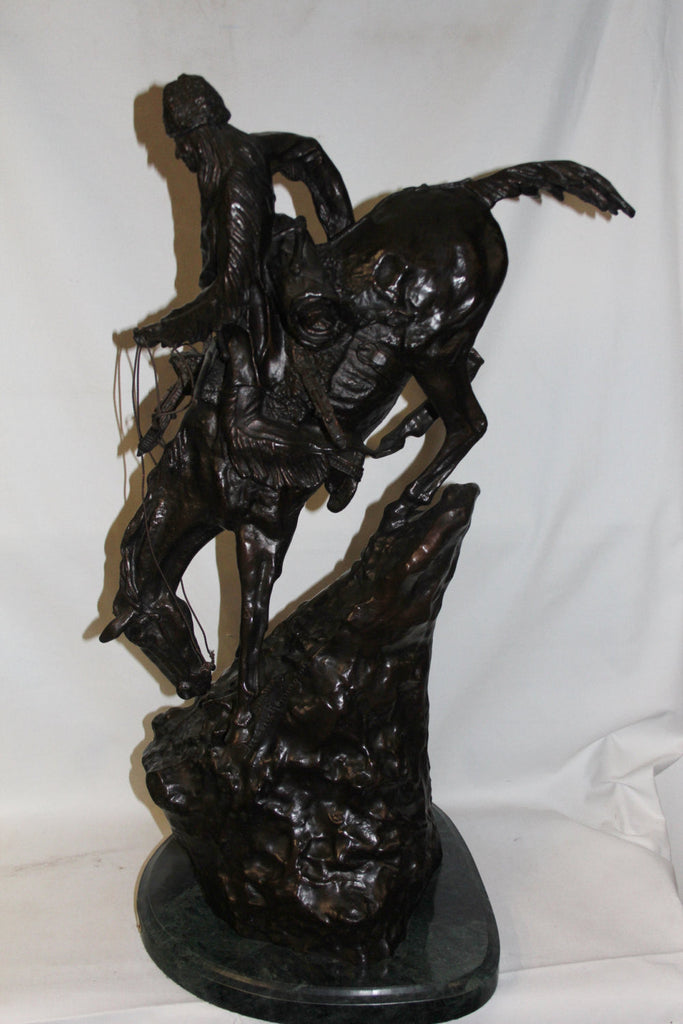 Western : After Remington, Bronze Sculpture‰ÛÏThe Mountain Man‰۝ #444