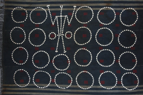 Chang Tribe Naga Warrior's Hand Woven Body Cloth Stitched Cowry Shells #651