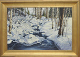 Jim Schaeffing Oil Painting, Titled, "White Winter", #C 1715-SOLD