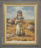 Jim Schaeffing Oil Painting, Titled, "Gran Doll-Crow Indian", #C 1729 SOLD