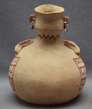 Native American Maricopa Indian Pottery Effigy Vase, by Theroline  Bread, CA 1960's, # 1700 SOLD