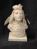 James Regimbal’s, "Rare and Original Clay Models- Brule-Little Hawk" #C 1591