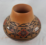 Native American Traditional Hopi Polychrome Pottery Jar, by Agnes Setalla Nahsonhoya , #1577 SOLD