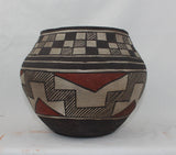 Native America, Historic Laguna Polychrome Pottery Jar, Ca 1890-1920's, #1574 SOLD