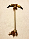 Native American, Vintage Sioux Buffalo Horn Dance Wand, Ca 1930's, #C 1699.