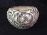 Native American Vintage Mini Acoma Pottery, Ca 1960's, #1230