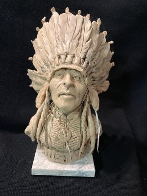 James Regimbal’s, Rare and Original Clay Models- "Osage" #C 1626