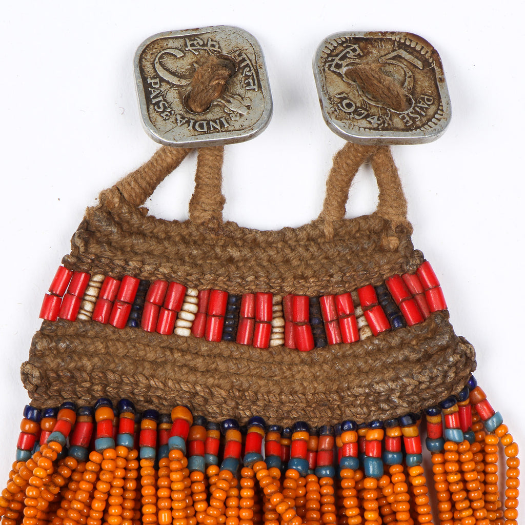 Sold at Auction: two ca 1900 vintage beaded purses