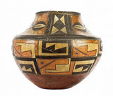 Antique Pottery : Antique Acoma Geometric Polychrome Olla #42